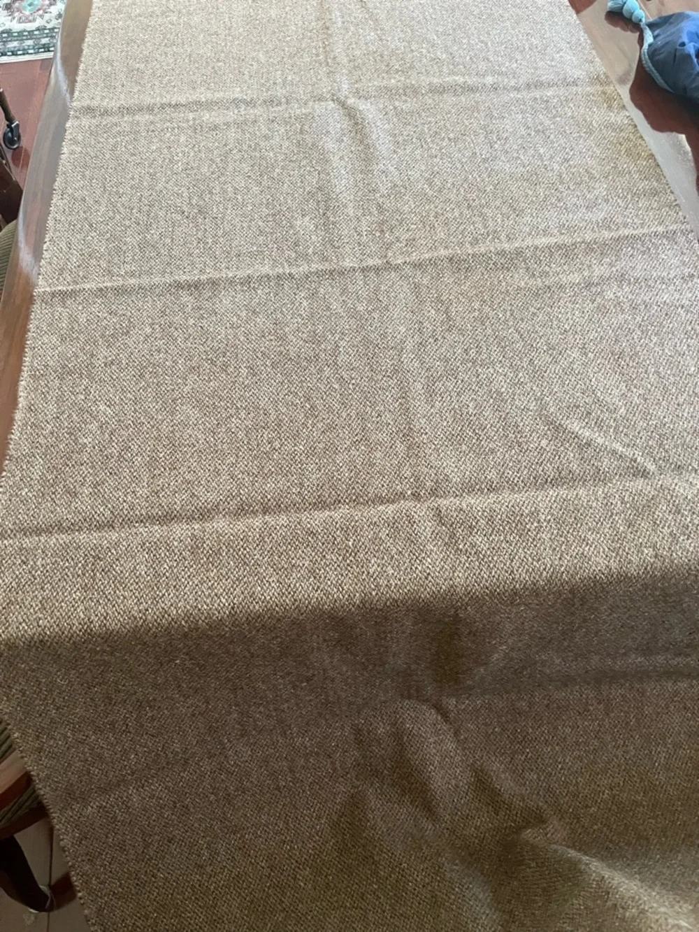 Designer Heavy Duty Textured Harris Tweed fabric- Neutral Taupe